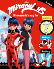 Okładka książki Biedronka i czarny kot Zabawy , naklejki , szablony