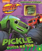 Okładka książki Blaze i megamaszyny.PICKLE rusza na tor + POJAZD zabawka