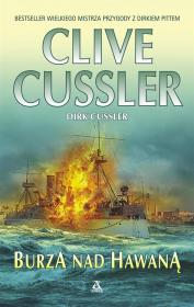 Burza nad Hawaną w.2017. Autor: Clive Cussler. Dadada.pl Okładka książki Burza nad Hawaną w.2017