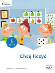 Chcę liczyć. Pięciolatek. Autor: Beata Szurowska. Dadada.pl Okładka książki Chcę liczyć. Pięciolatek