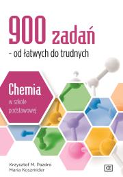 Chemia w szkole podstawowej. 900 zadań OE. Autor: Koszmider Maria. Dadada.pl Okładka książki Chemia w szkole podstawowej. 900 zadań OE