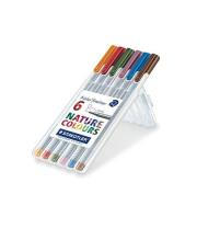 Opakowanie Cienkopis Triplus Fineliner 0,3 mm 6 kolorów