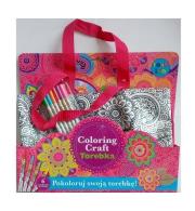 Opakowanie Coloring Craft. Torebka metaliczna shopper