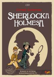 Okładka książki Cztery śledztwa Sherlocka Holmesa Komiks paragrafowy