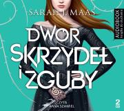 Dwór skrzydeł i zguby - CD. Autor: Sarah J. Maas. Dadada.pl Okładka książki Dwór skrzydeł i zguby - CD