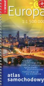 Opakowanie Europa Atlas samochodowy 1:1 500 000