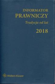 Opakowanie Informator Prawniczy 2018 Tradycja od lat granatowy