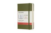 Okładka książki Kalendarz dzienny Moleskine 12M P, twarda oprawa, oliwkowy