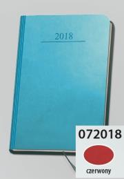 Opakowanie Kalendarz książkowy A5/320k. Soft czerwony