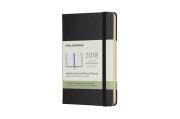 Opakowanie Kalendarz tygodniowy horyzontalny Moleskine 12M P, twarda oprawa, czarny