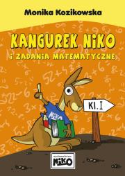 Kangurek NIKO i zadania matematyczne dla klasy 1. Autor: Monika Kozikowska. Dadada.pl Okładka książki Kangurek NIKO i zadania matematyczne dla klasy 1
