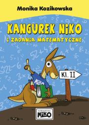 Kangurek NIKO i zadania matematyczne dla klasy II. Autor: Monika Kozikowska. Dadada.pl Okładka książki Kangurek NIKO i zadania matematyczne dla klasy II
