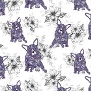 Opakowanie Karnet Swarovski kwadrat CL0404 Etniczne psy