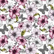 Opakowanie Karnet Swarovski kwadrat Etniczne kwiaty