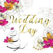 Opakowanie Karnet Swarovski Ślub kwiaty