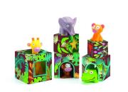 Klocki Maxi Topani-Jungle. Wydawca: Djeco. Dadada.pl Opakowanie Klocki Maxi Topani-Jungle