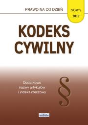 Kodeks cywilny 2017. Autor: Magdalena Kietschke. Dadada.pl Okładka książki Kodeks cywilny 2017