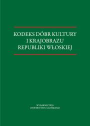 Opakowanie Kodeks dóbr kultury i krajobrazu Republiki Włoskiej