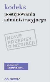 Kodeks postępowania administracyjnego. Autor: Lech Krzyżanowski. Dadada.pl Okładka książki Kodeks postępowania administracyjnego