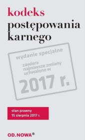 Kodeks postępowania karnego. Autor: Lech Krzyżanowski (oprac.). Dadada.pl Okładka książki Kodeks postępowania karnego