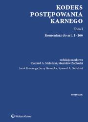Okładka książki Kodeks postępowania karnego Tom 1 Komentarz do art. 1-166
