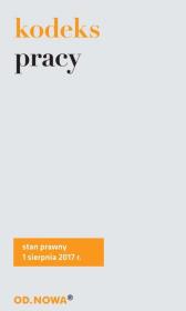 Okładka książki Kodeks pracy BR wrzesień 2017