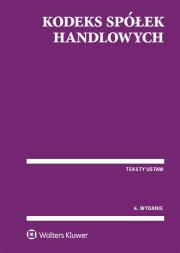 Okładka książki Kodeks spółek handlowych