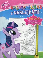 Kolorowanka z naklejkami My Little Pony. Wydawca: Vemag. Dadada.pl Opakowanie Kolorowanka z naklejkami My Little Pony