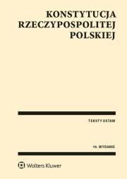 Okładka książki Konstytucja Rzeczypospolitej Polskiej