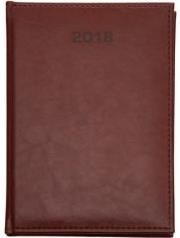 Opakowanie Książkowy A5 dzienny 2018 - Nebraska brąz