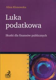 Okładka książki Luka podatkowa Skutki dla finansów publicznych