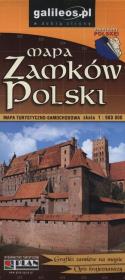 Mapa zamków Polski 1:900 000. Wydawca: Plan. Dadada.pl Opakowanie Mapa zamków Polski 1:900 000