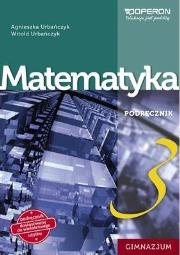 Okładka książki Matematyka GIM 3 Podręcznik OPERON