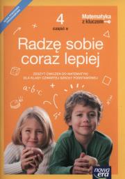 Matematyka kl. 4 SP Ćwiczenia część 2 Radzę sobie coraz lepiej Matematyka z kluczem. Autor: Czyż-Mańkowska Agnieszka, Braun Marcin. Dadada.pl Okładka książki Matematyka kl. 4 SP Ćwiczenia część 2 Radzę sobie coraz lepiej Matematyka z kluczem