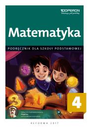 Matematyka SP 4 Podręcznik OPERON. Autor: Anna Konstantynowicz i Adam Konstantynowicz, Pająk Małgorzata, Ukleja Grażyna. Dadada.pl Okładka książki Matematyka SP 4 Podręcznik OPERON