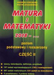 Okładka książki Matura z matematyki 2018 - ... część 2