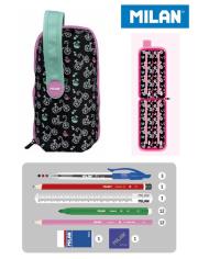 Opakowanie Multipiórnik MILAN owalny z 4 piórnikami BIKES czarny