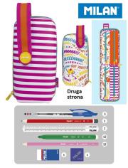 Opakowanie Multipiórnik MILAN owalny z 4 piórnikami SCARY MONSTERS 2 wzorki