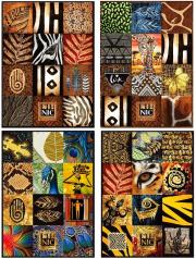 Opakowanie Notatnik ozdobny A5 80 stron kratka metalizowany mix wzorów