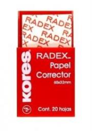 Opakowanie Paski do korygowania błedów druku (10szt) KORES