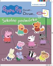 Okładka książki Peppa Pig Chrum Chrum Szkolne podwórko .ACTIVITY z NAKLEJKAMI