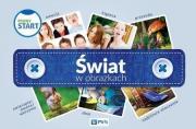 Okładka książki Pewny start. Świat w obrazkach PWN