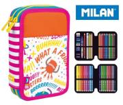 Opakowanie Piórnik MILAN 2-poziomowy z wyposażeniem SCARY MONSTERS 2