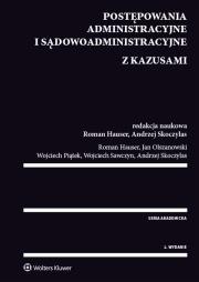 Okładka książki Postępowania administracyjne i sądowoadministracyjne z kazusami