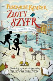 Pożeracze książek. T.2 Złoty szyfr. Autor: Jennifer Chambliss Bertman. Dadada.pl Okładka książki Pożeracze książek. T.2 Złoty szyfr