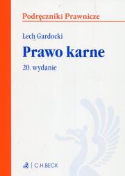 Prawo karne. Autor: Gardocki Lech. Dadada.pl Okładka książki Prawo karne