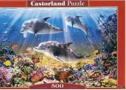 Opakowanie Puzzle 500 Dolphins Underwater