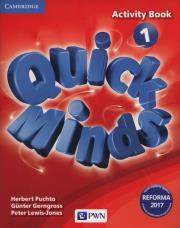 Quick minds 1 Activity Book. Autor: Puchta Herbert, Gerngross Gunter, Lewis-Jones Peter. Dadada.pl Okładka książki Quick minds 1 Activity Book
