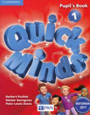 Quick Minds 1 Pupil's Book. Autor: Puchta Herbert, Gerngross Gunter, Lewis-Jones Peter. Dadada.pl Okładka książki Quick Minds 1 Pupil's Book