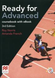 Ready for Advanced Coursebook with eBook. Autor: Roy Norris, Amanda French. Dadada.pl Okładka książki Ready for Advanced Coursebook with eBook